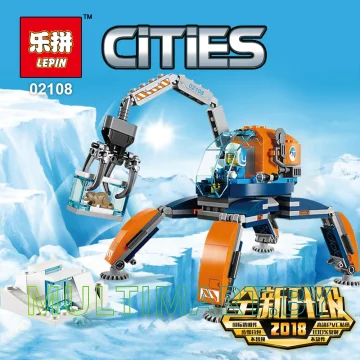 Конструктор Lepin 02108 Арктическая экспедиция - арктический вездеход (224 детали) картинка 4